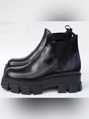 Prada monolith chelsea boots size 39
